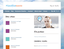 Tablet Screenshot of filosoficamente.es